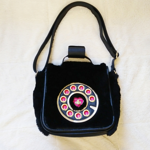 betsey johnson rotary phone purse
